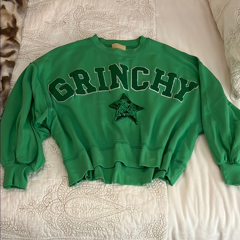 Green Grinchy Sweatshirt